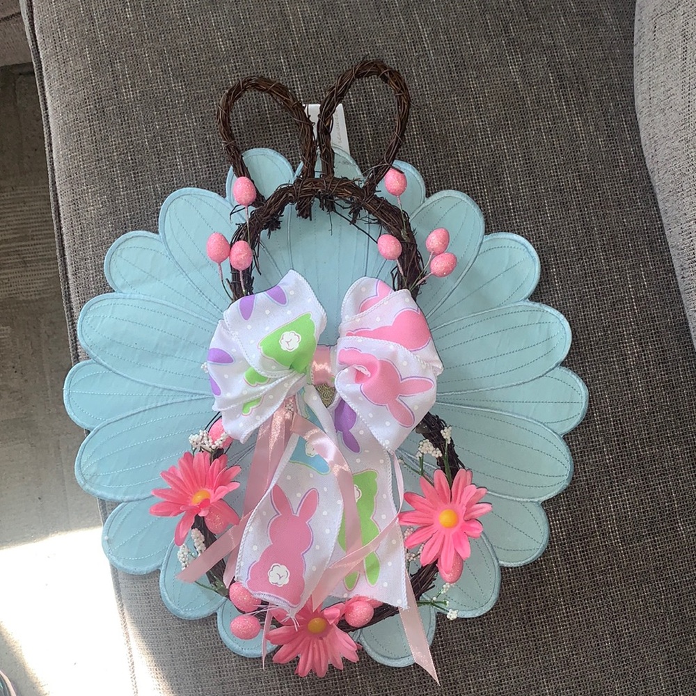 Bunny shaped wreath